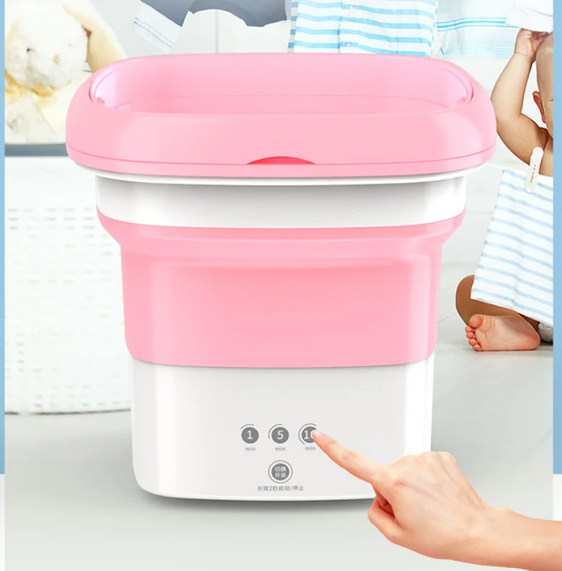 Foldable Portable Mini Washing Machines Camping Travelling washer Washing Machine Dehydrator