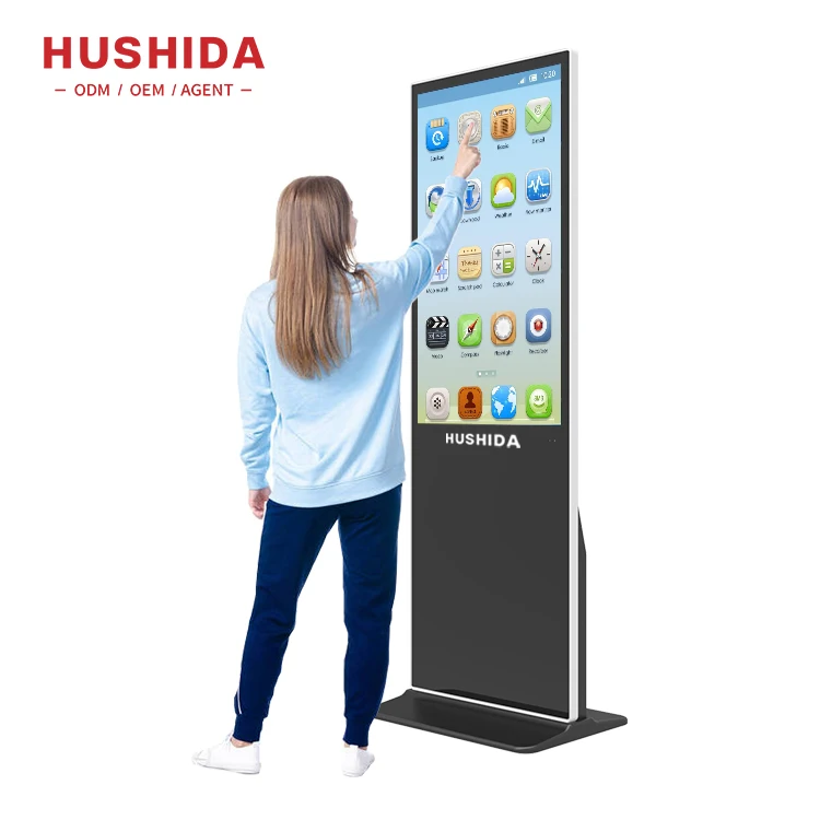32 43 55 65 inch lcd android advertising equipment kiosk floor standing kiosk lcd advertising player
