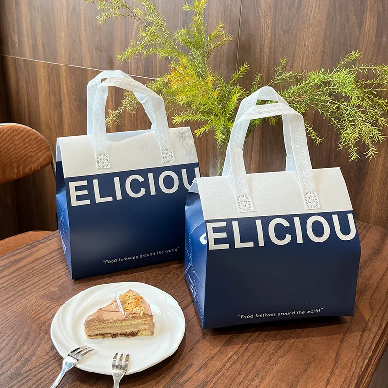 Wholesale Fashionable Durable Pouch Tote Promotional aluminium foil lunch Cake Food Insulated Pp Non Woven Cooler Bag