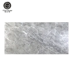 Grey acid resistant big size porcelain floor wall  ceramic  living room tile