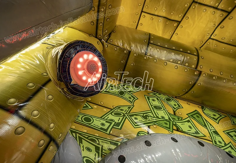 AIRTECH new inflatable interactive game ips ips ninja the bank