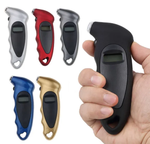 Двойной патрон, манометр для автомобильных шин, цифровой манометр для измерения глубины протектора шин