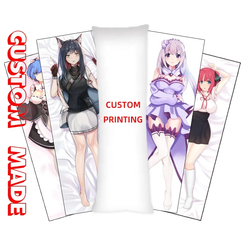 Japanese Anime Hug Otaku Body Pillow Anime Girls Dakimakura Pillow Case Custom Design Naked Sexy Bedroom Christmas Halloween