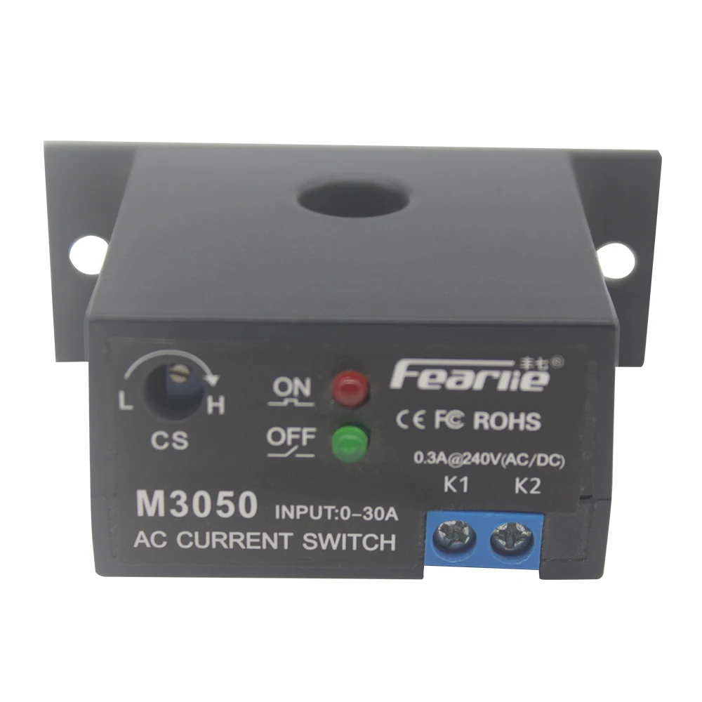 Ac current sensor switch 0.2-200A Optional linkage controller relay 240V Current transformer self-powered sensor switch from CN