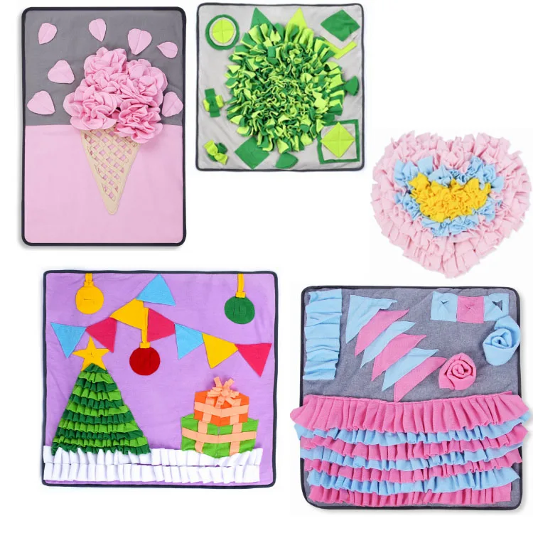 
Amazon Hot Sale Slow Feeder Feeding Training Snuffle Mat For Dogs 