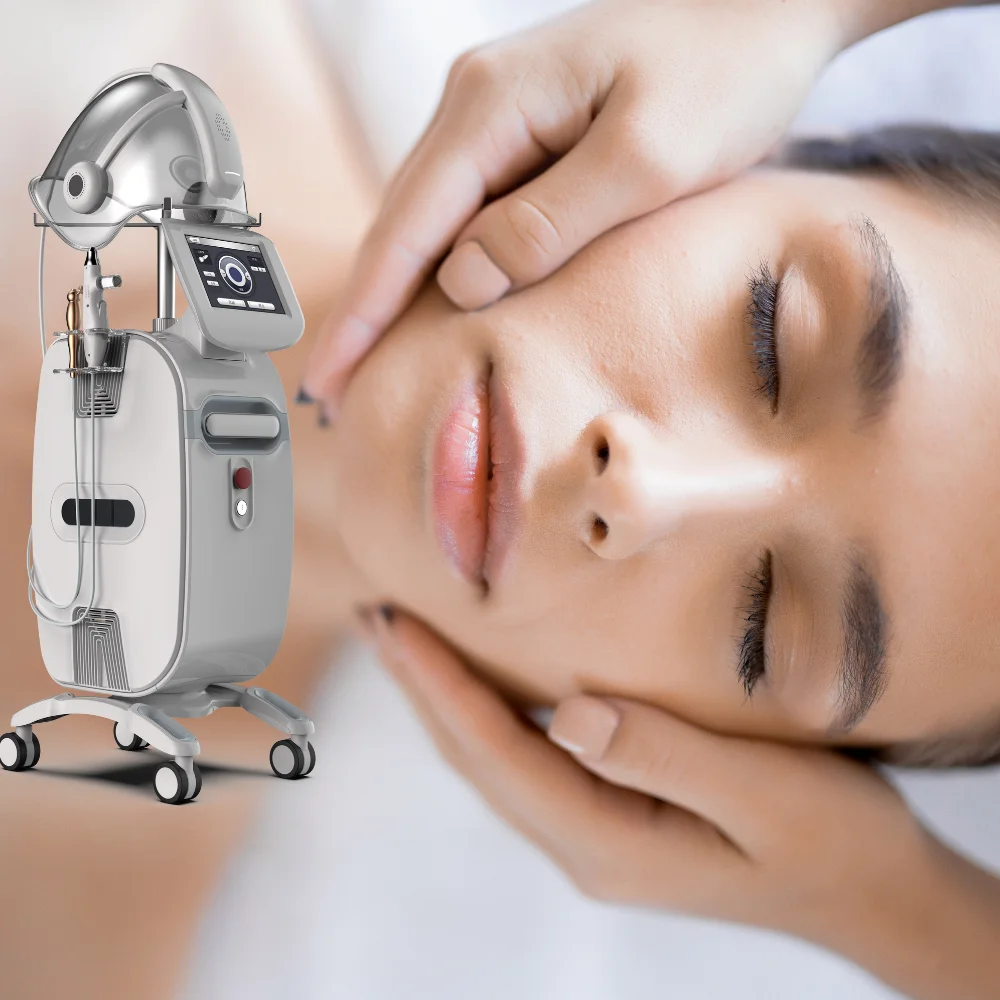 New Facial Wrinkle Acne Treatment Oxygen Spray Jet Bio Rf Space Oxygen Injection Machine