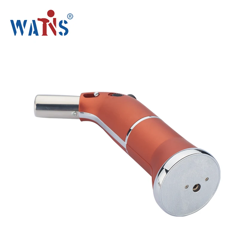 Manufacturers direct butane gas lighter flashlight adjustable flame can fill kitchen roast steak butane torch