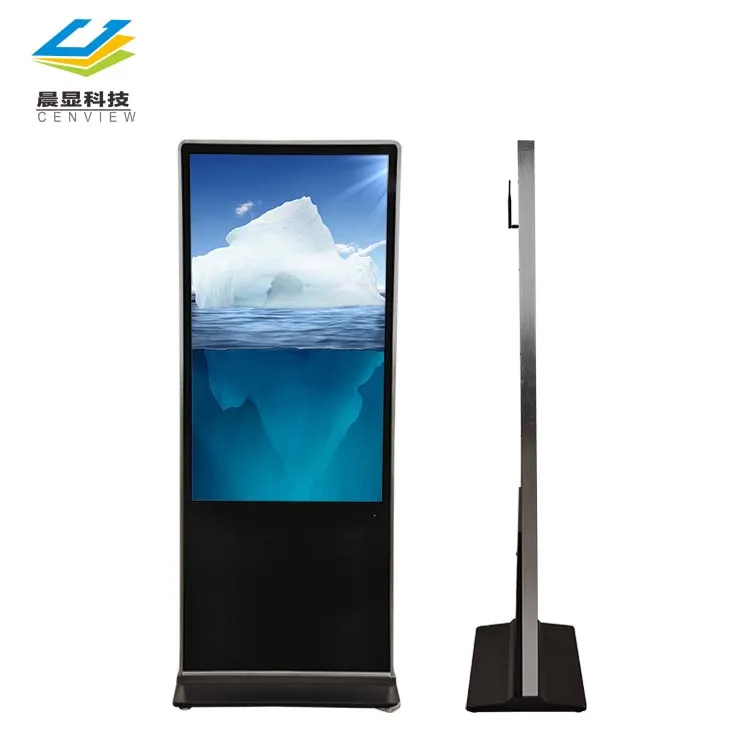 42 дюймов сенсорный экран мониторы Wi Fi дисплей тотем, ультра тонкий рекламы ЖК дисплей media player цифровой signage