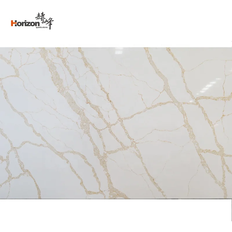 horizon Artificial Stone Quartz Slab gold quartz countertops slabs kitchen worktops