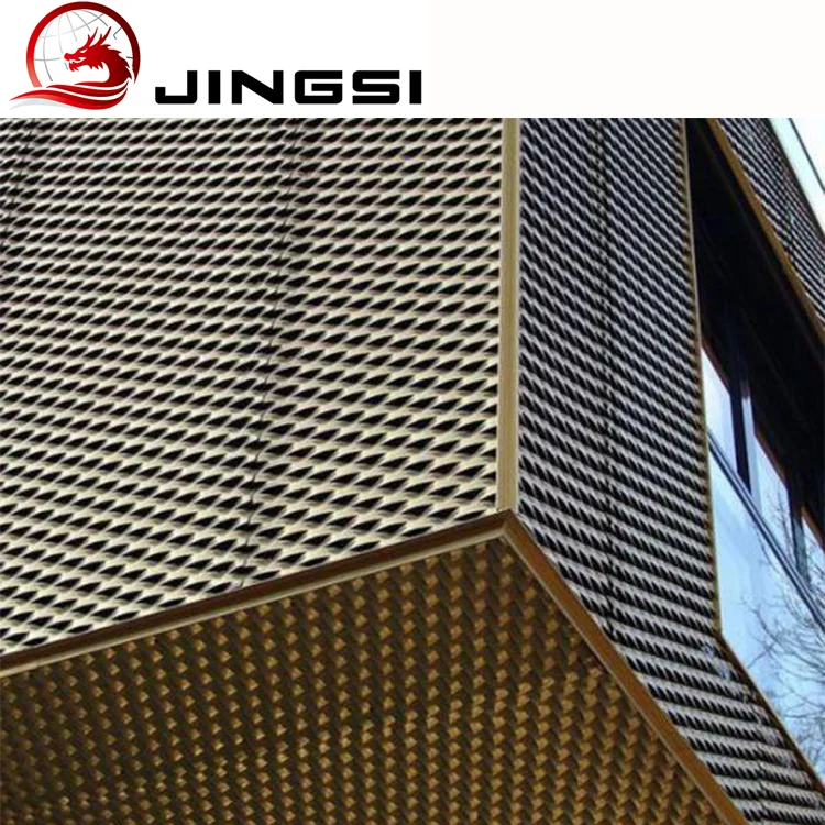 Aluminum Facade Wall Expanded metal mesh diamond mesh expanded metal sheets gutter guard aluminium expanded mesh
