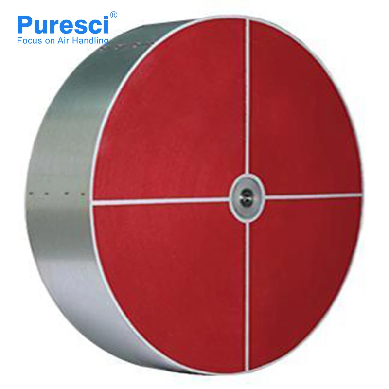 High Efficiency Constant Humidity Control Energy Saving Active Dessicant Silica Gel Wheel