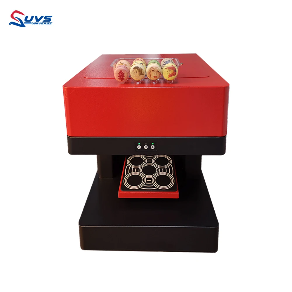 Hubei UVS 4 Cups Coffee Printer Printing Machine Chocolate Cake Selfie Photo Art Coffee Printer