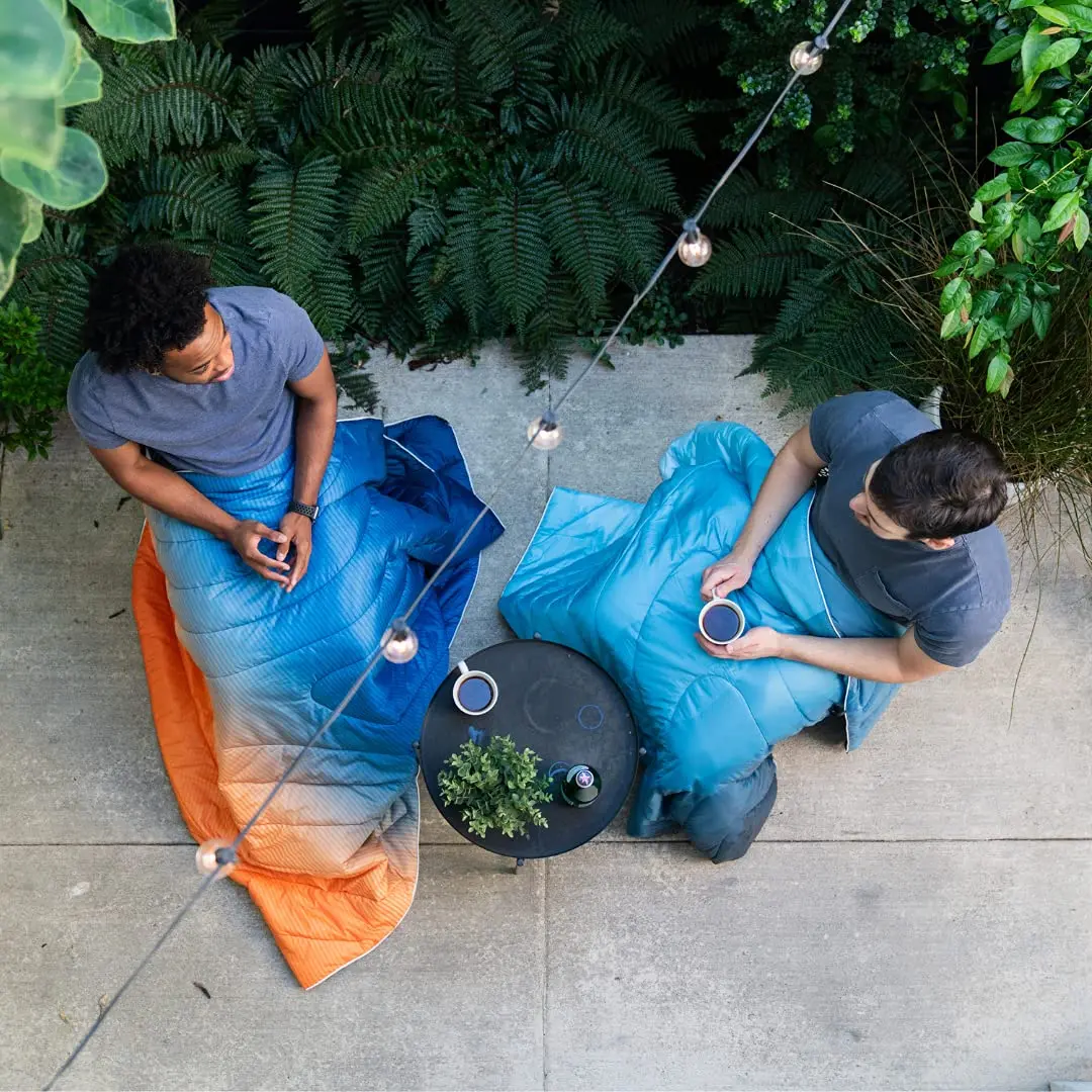 The Original Nylon Outdoor Blanket Down Camping Puffy Blanket Custom Quilted Outdoor Blanket for Traveling Picnics Beach Trips