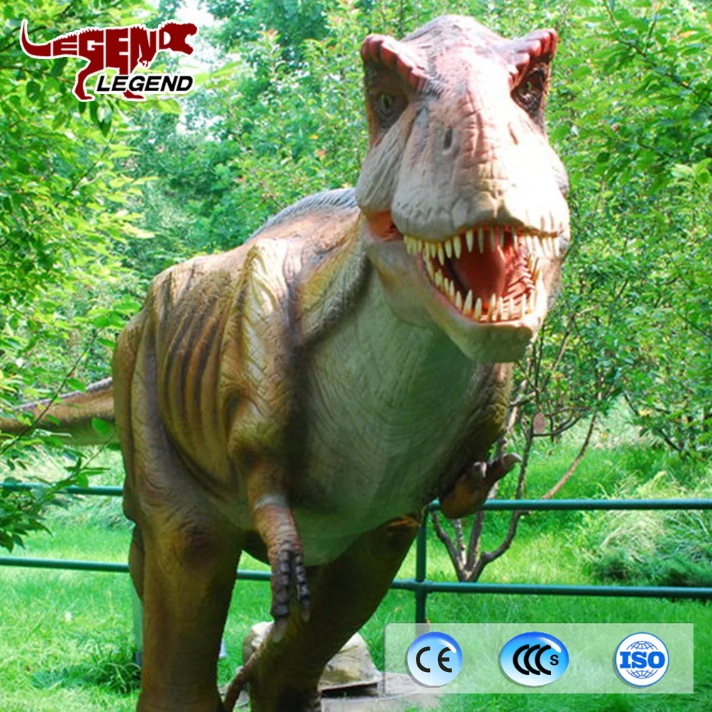Jurassic life size robot dino simulation 3D dinosaur statues for park