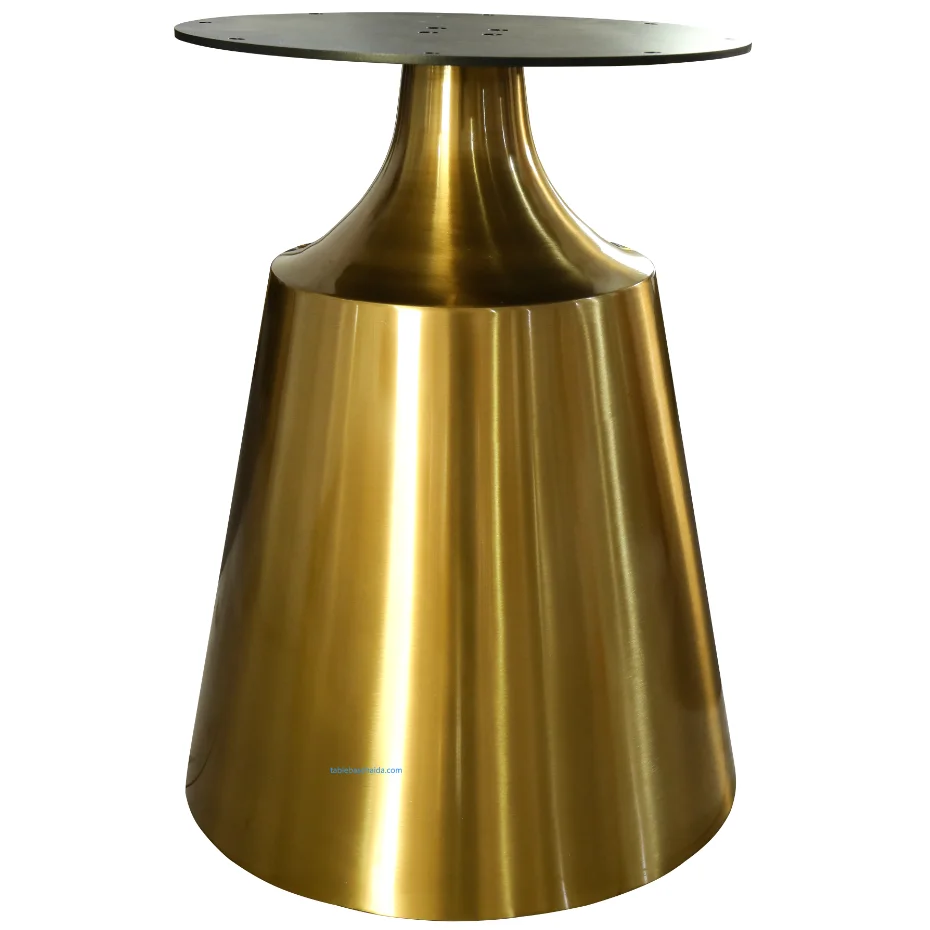 High quality guangdong billiards stainless steel dining table base for glass top