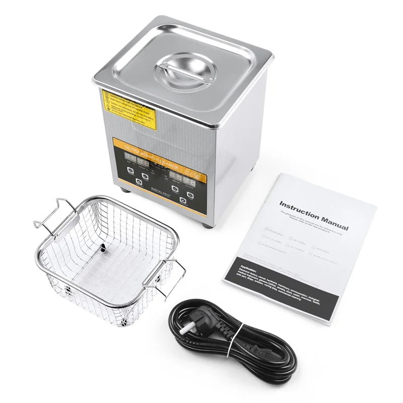 Skymen ZX-010S 2L Professional Large Ultrasonic Cleaner for Jewelry Watch Coin Glass Circuit Board Dentures Small Parts