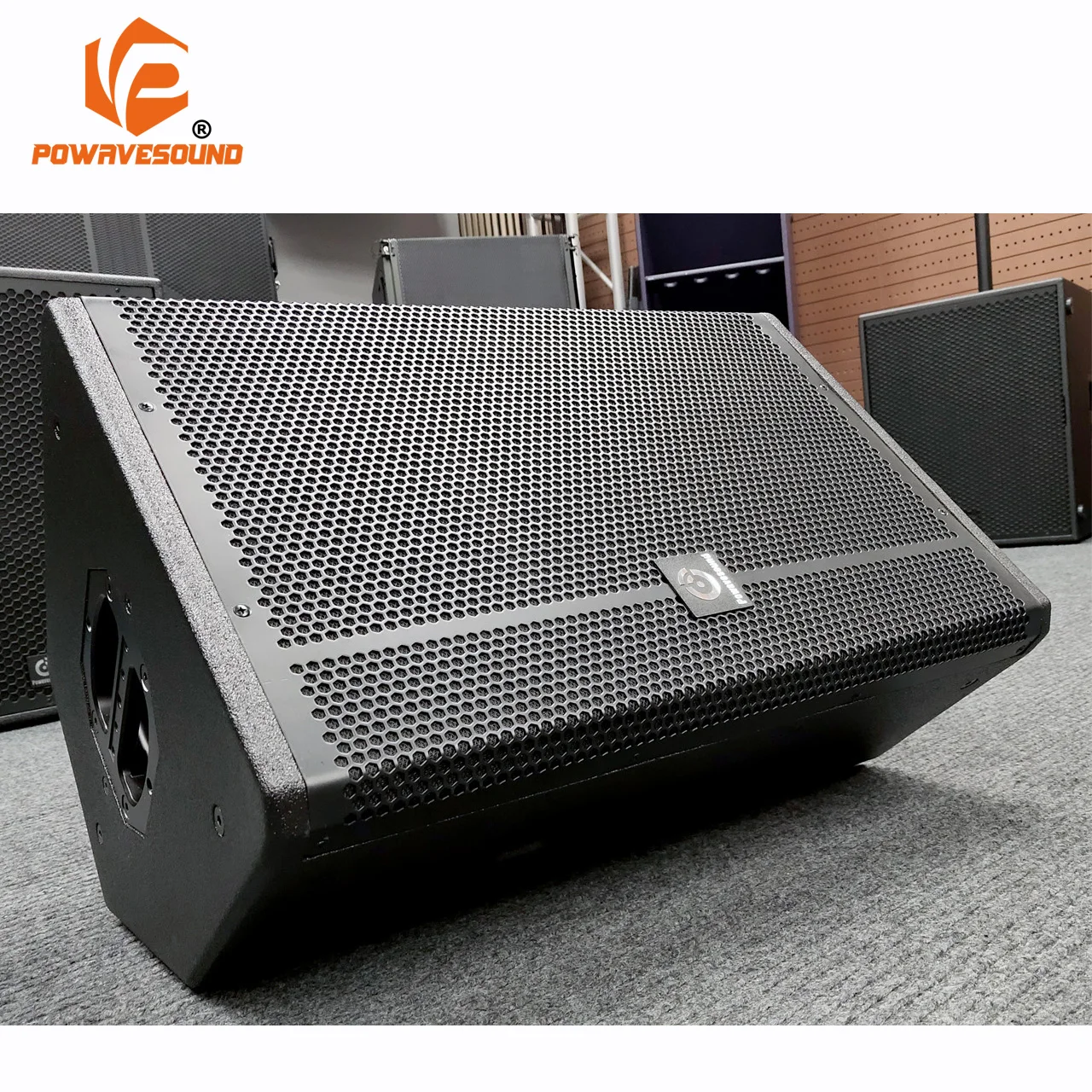 Professional active sound system single 10 inch stage monitor speaker 300W AES power DJ speaker with D class power amplifier