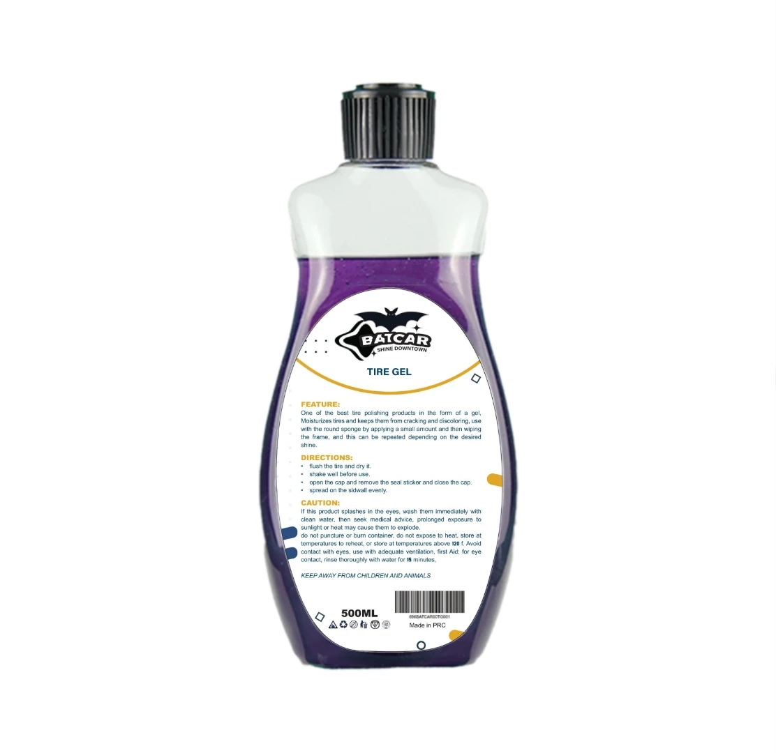 tire polish high glossy and high quality effect make tire looking wet and glossy also protects it from sunlight best tire shine