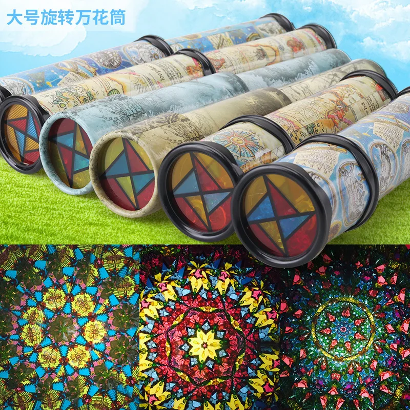 Educational Toys for Kids Custom Magic Classic Animal Available Rotatable Kaleidoscope Toy
