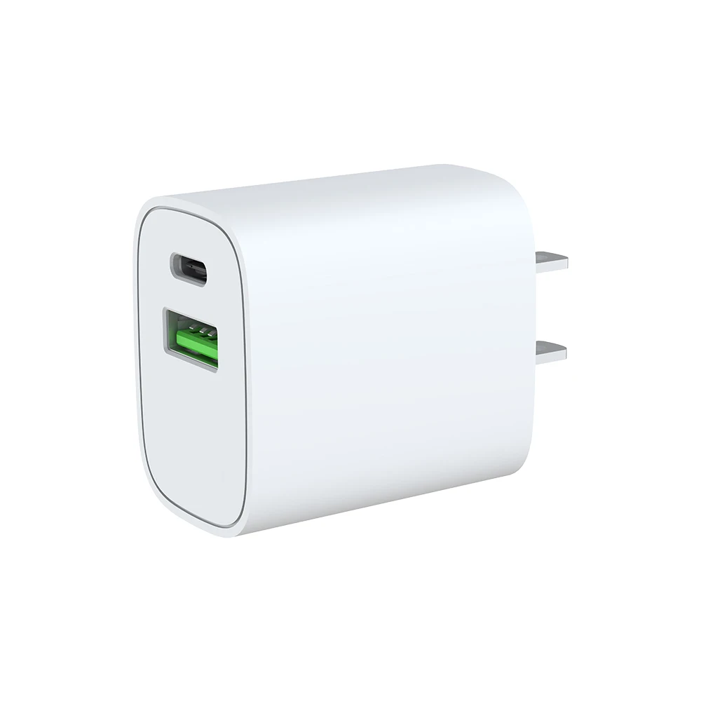 Custom Logo Eu Us Plug Usb Type C 20w 18w Pd Wall Charger Type-c 20w Usb-c Power Adapter Fast Charger For Apple Iphone 12