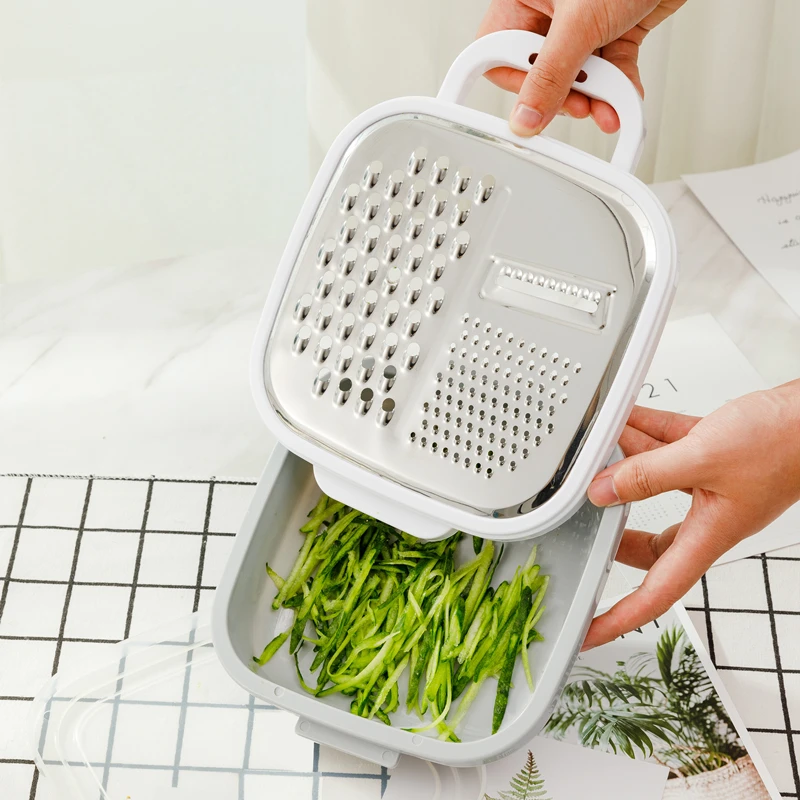 Multifunctional Kitchen Accessories  Cheese Garter Vegetable Grater fruit container fruit and vegetable cutting tool