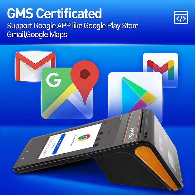 Android 12.0 USB BT WIFI 8 Inch Payment Mobile Smart Handheld Cash Register Portable Handheld Touch Screen Pos Machine with NFC