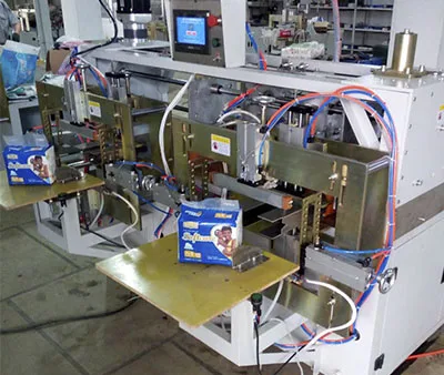Qualities product sanitary napkin packing machine full automatic