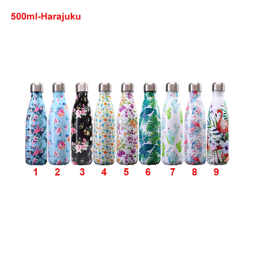 Factory Price Custom Logo 500ml Cola Bottles with Various Designs Bulk in Stock