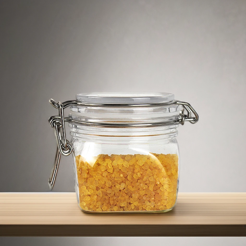 Customized 150ml 200ml 250ml 500ml PET Container Storage Jars Food Grade Plastic Tank with Transparent Metal Personal Care Cream