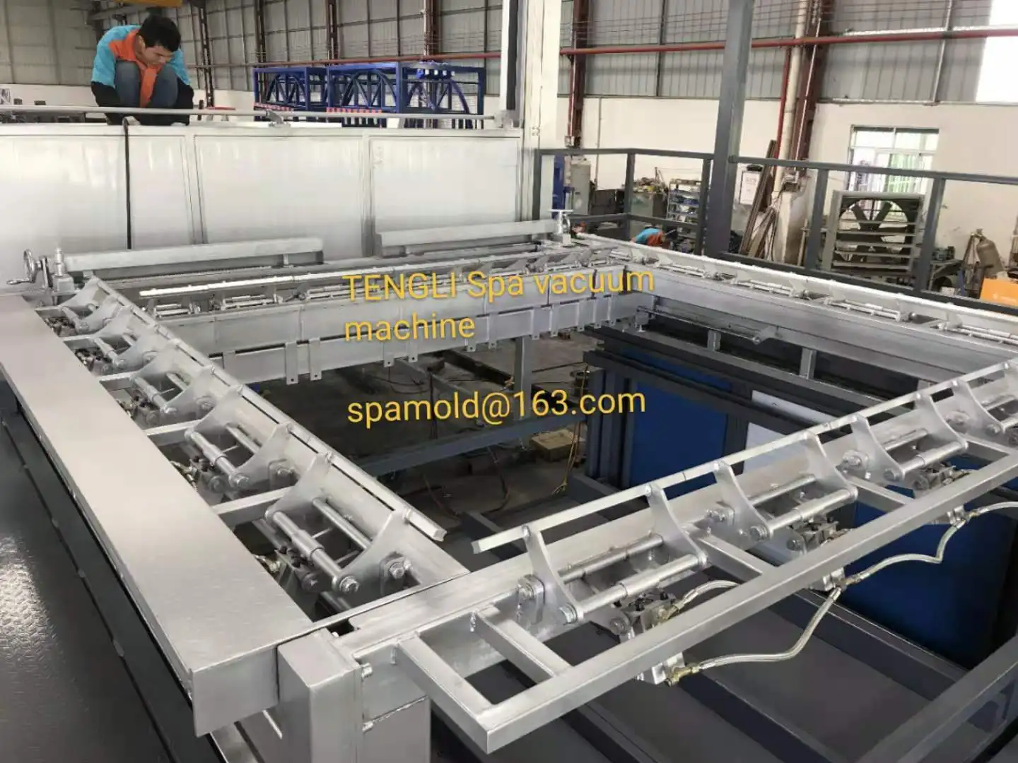 
efficient making spa hot tub swimspa swimming pool acrylic sheet theroforming vacuum machine 