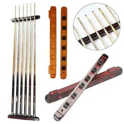 2x Тип: бильярдный стол настенное крепление висит 6 Кии деревянный держатель аксессуары для ванной комнаты