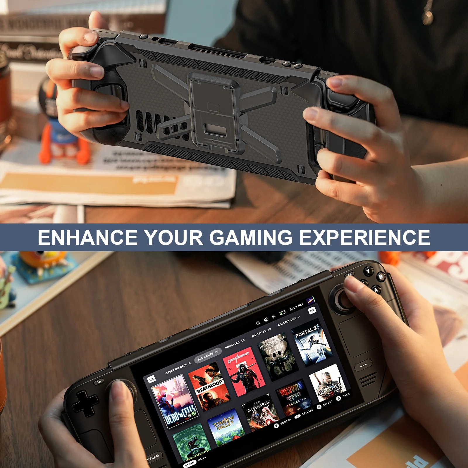 New Protective Case Anti-fall  anti-scratch for Steam Deck 2022 2021 with Shoulder strap