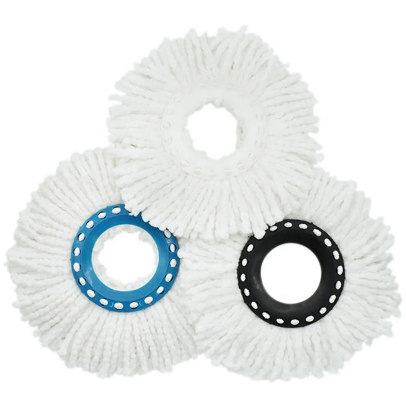 Factory Round Cleaning Cotton Mop Heads Replacement for Magic Spin Mop Microfiber Mop Refill