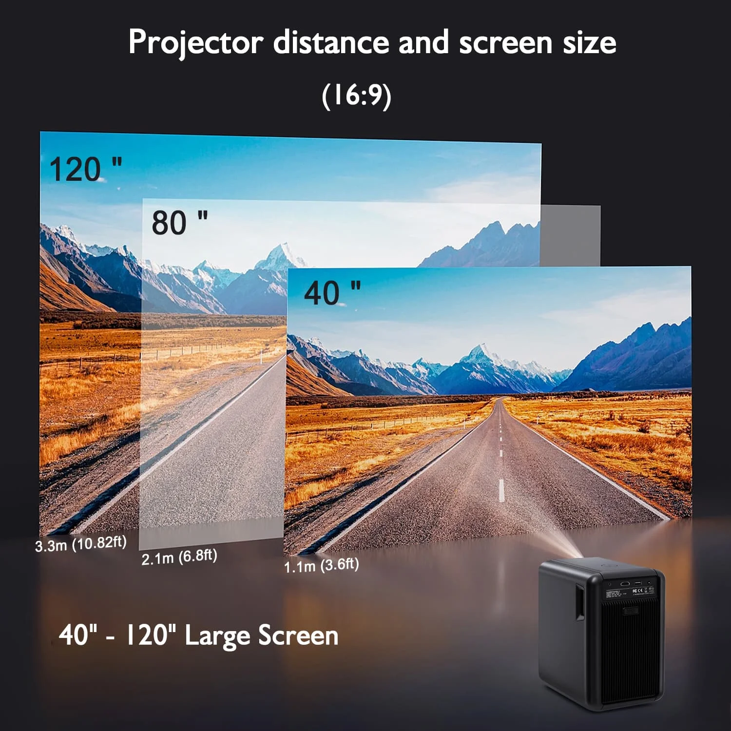 14000 LM Proyector Home Theater Projector HD LED Video 4k 1080p LED Lamp CRE LCD Full-sealed Design Optical Engine Auto Focus