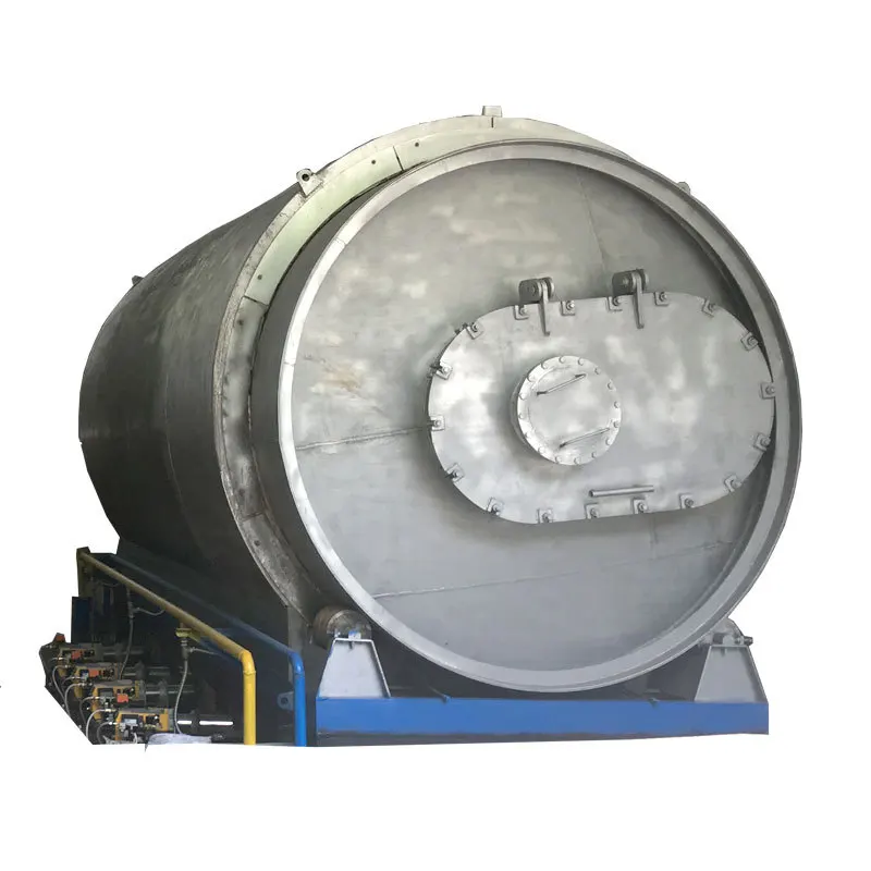 Plastic and tyre pyrolysis plant Waste plastic to biodiesel plant Tire cutter machine for pyrolysis oil plant