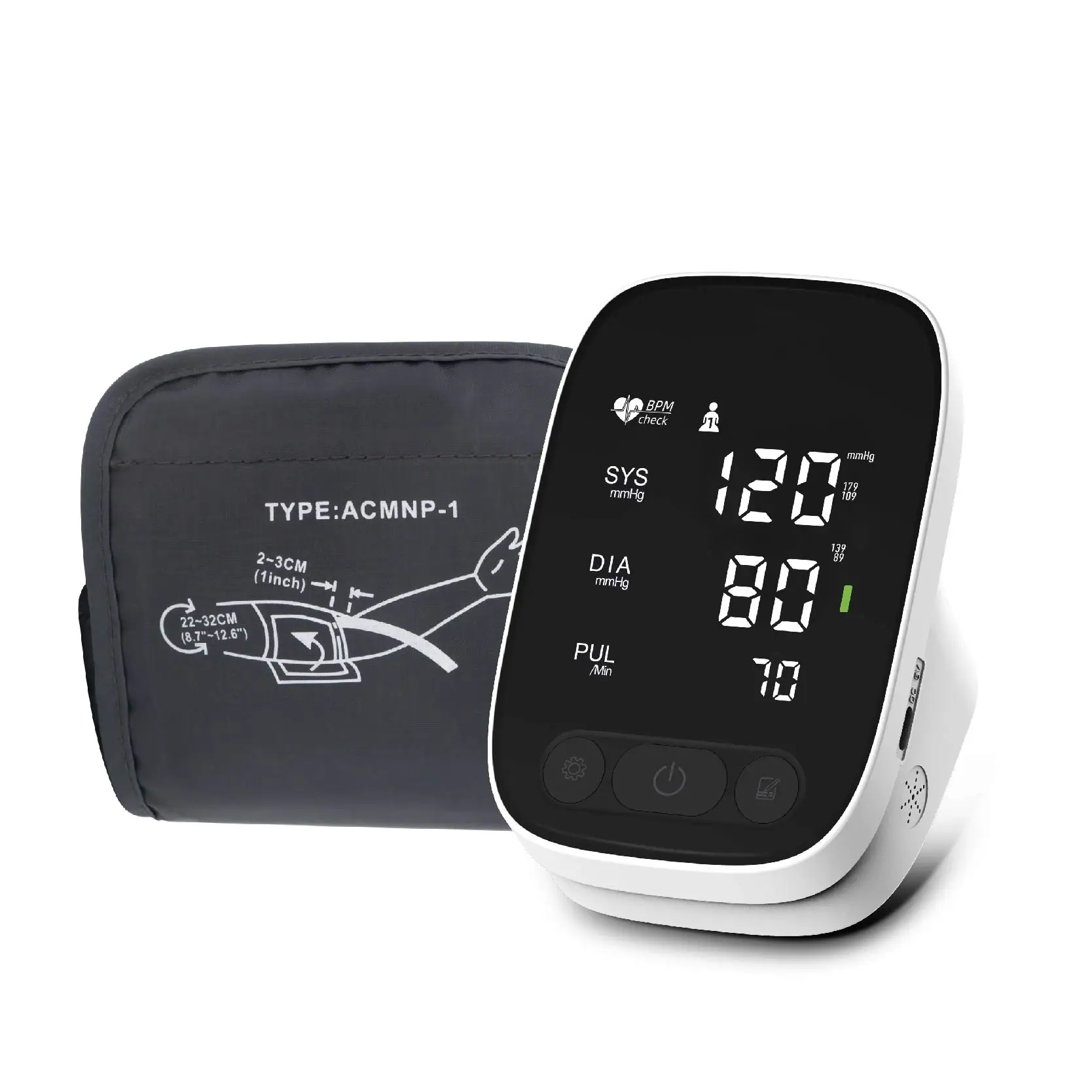 LED Display Big Screen Digital Blood Pressure Monitor Intelligent Pressurized Blood Pressure Health Care