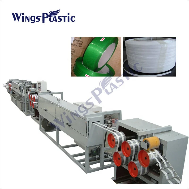 PP  PET Packing Belt Extrusion Line Making Machine PP PET Strapping Belt Tape Production Line