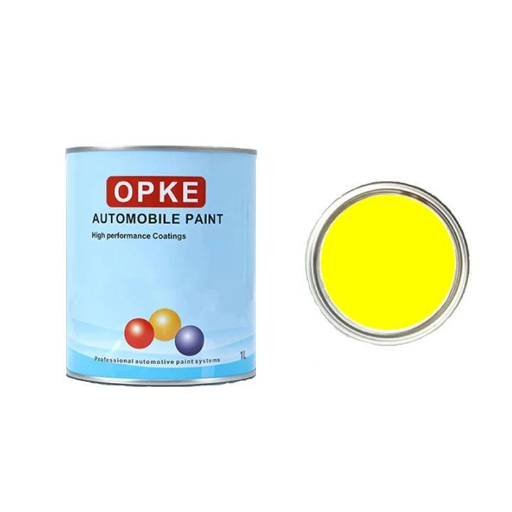 Car Paint OPKE Yellow KP-501 1L*12 Car Modification Automotive Coatings Manufacturers For Automotive Spraying