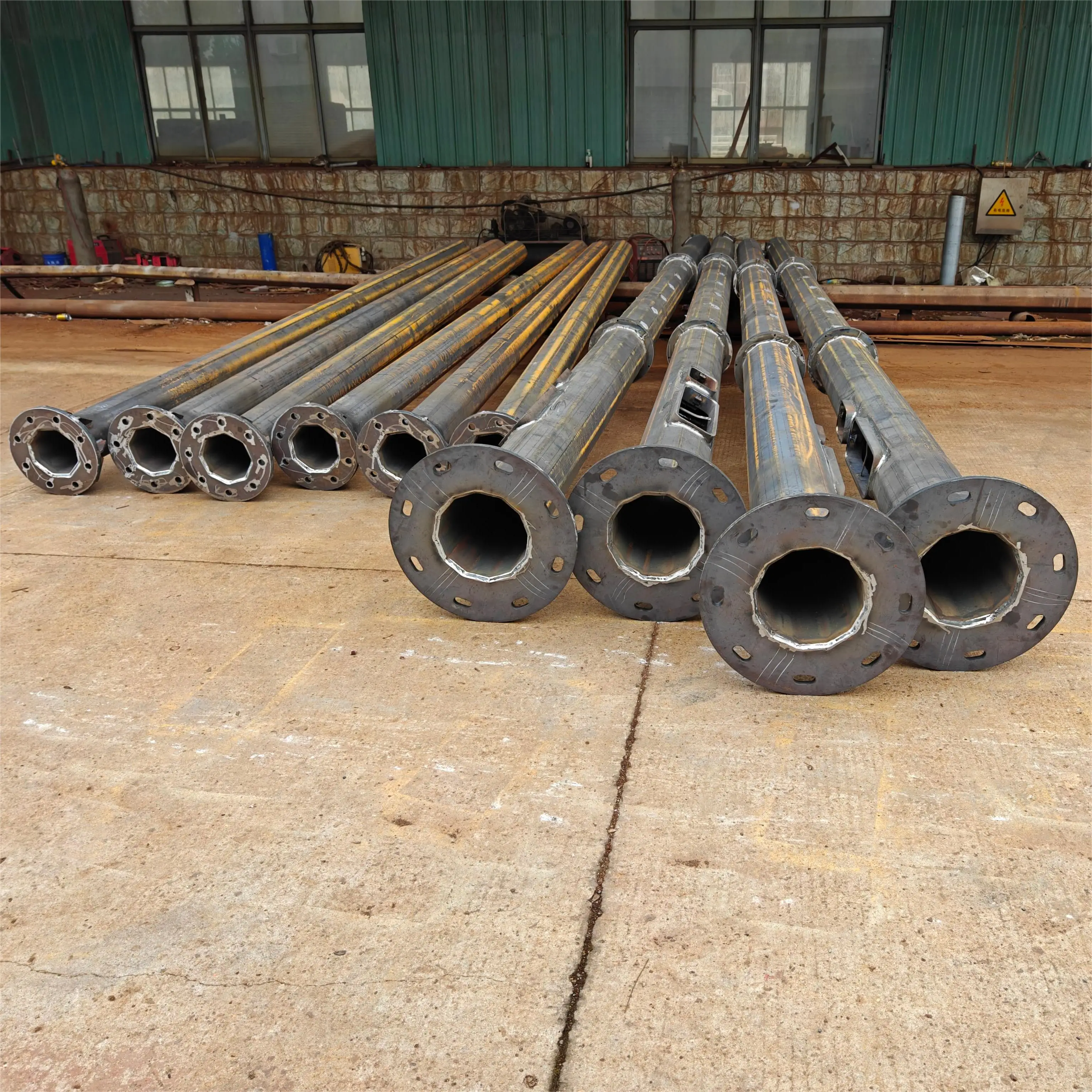 Monopole or High Voltage Power Transmission Tower Pole Galvanized Steel Electric Power Pole