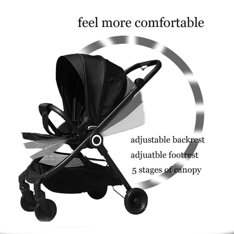 2020 China manufacture E1888 top quality foldable travel baby reversible stroller