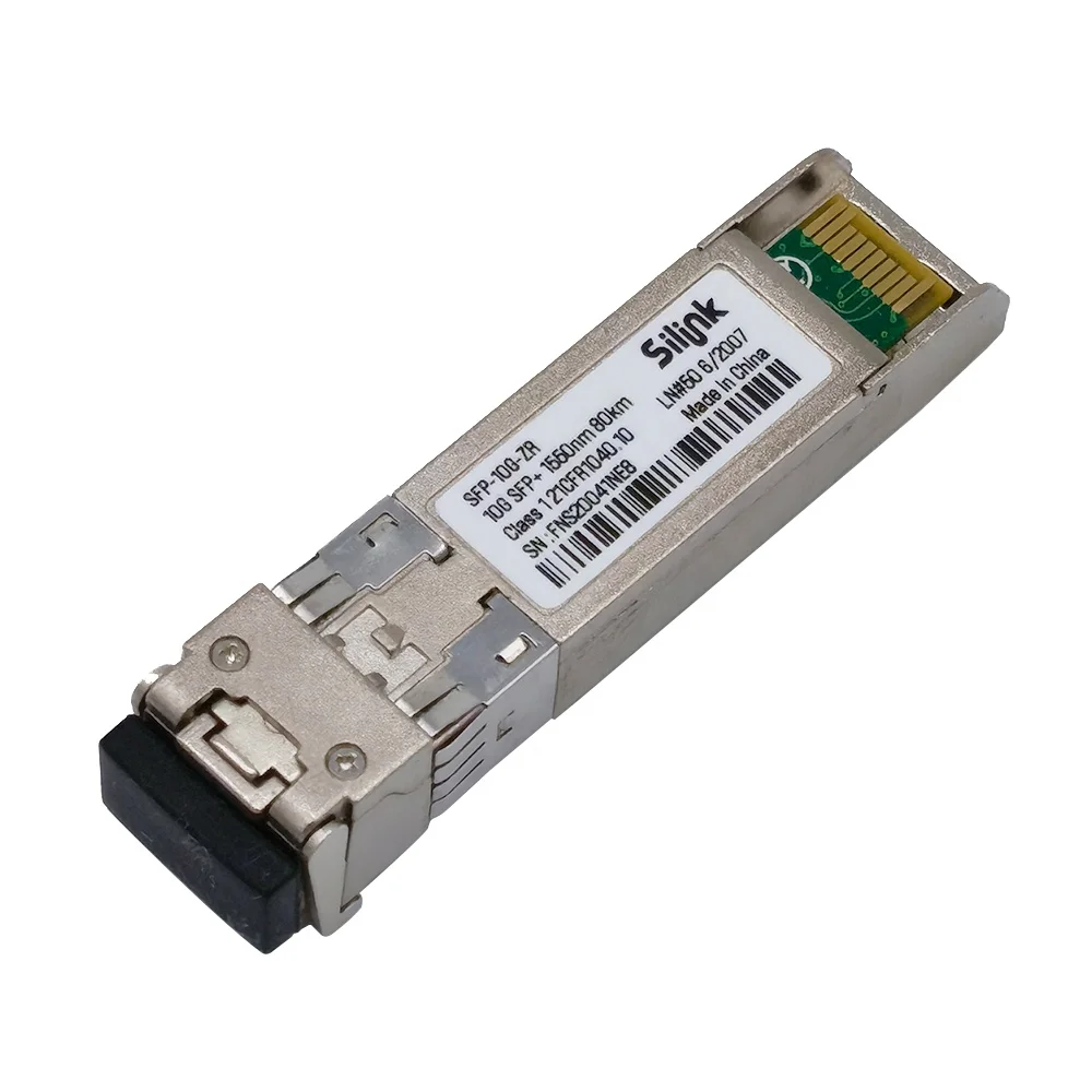 SFP-10G-ZR Compatible Cisco 10GBASE-ZR/ZW and OTU2e SFP+ 1550nm 80km DOM LC SMF Transceiver Module