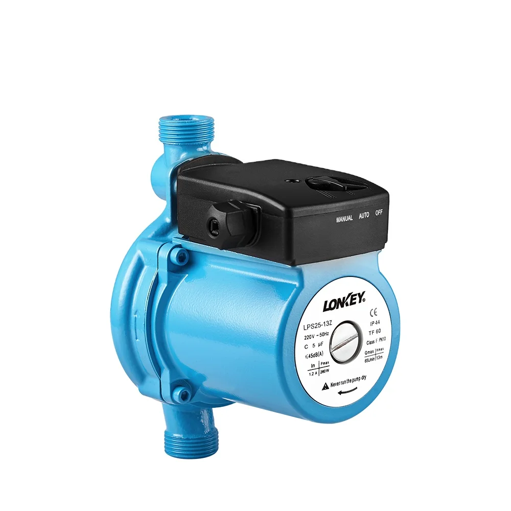 Small automatic central heating water pressure circulator pump