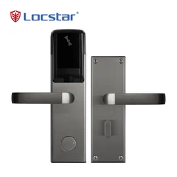 Locstar Smart Electronic Keypad Key Card Security System Software Bedroom Deadbolt Digital Safe Hotel Rifd Card Door Lock