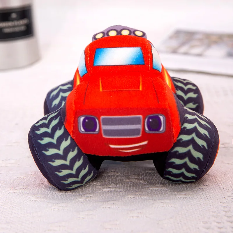 Wholesale Promotional Monster Stuffed Car SUV dolls Plush Animal Soft Toy Plush Cars Toys For Kids Gift boys birthday gifts