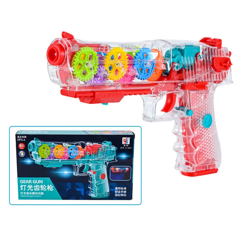 Универсальный автомобиль с аккумулятором для бега Детский Электрический музыкальный мигающий свет прозрачный механизм игрушечный