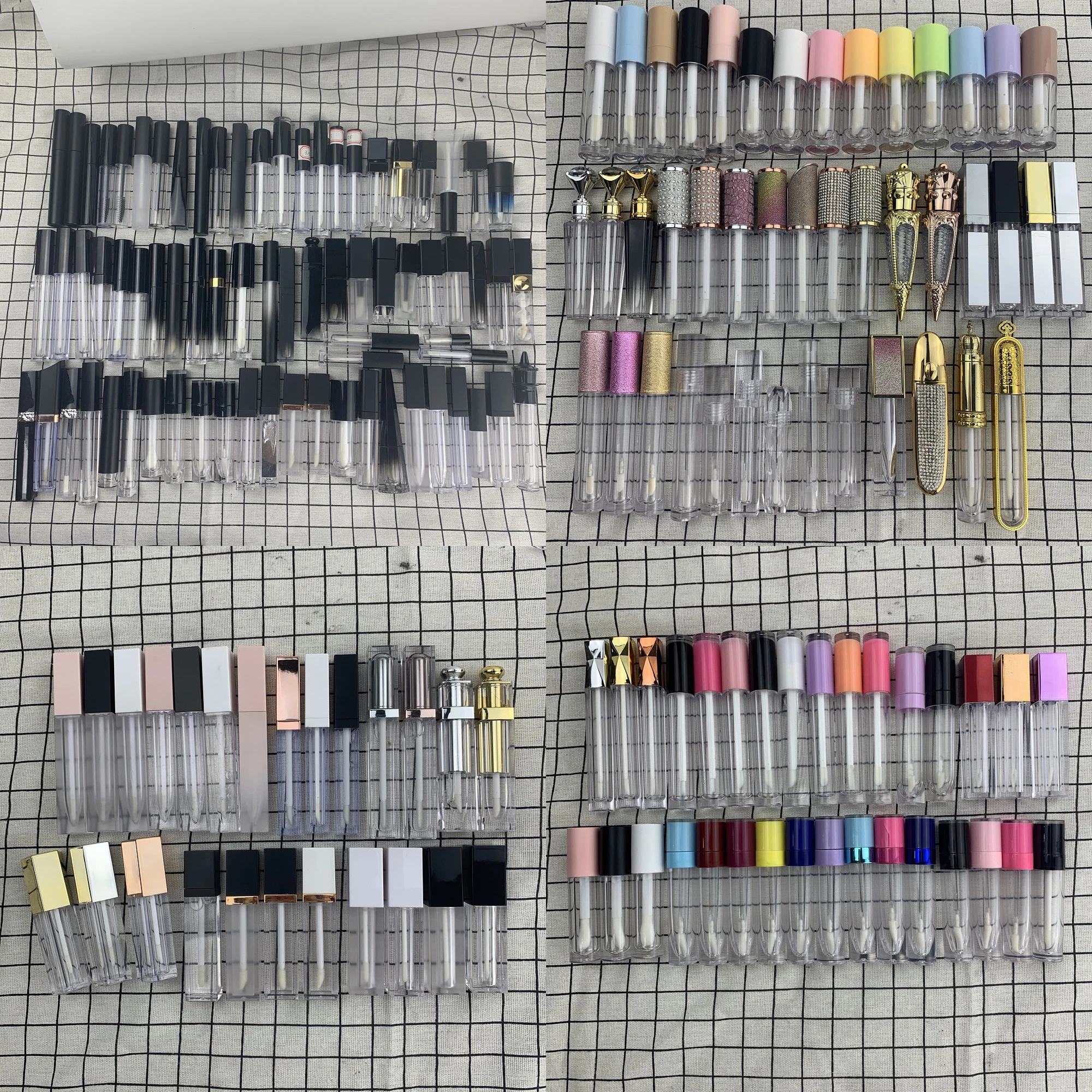 DIY cosmetics custom private label diy lipgloss create your own color lip gloss cosmetic diy liquid lipstick with private label