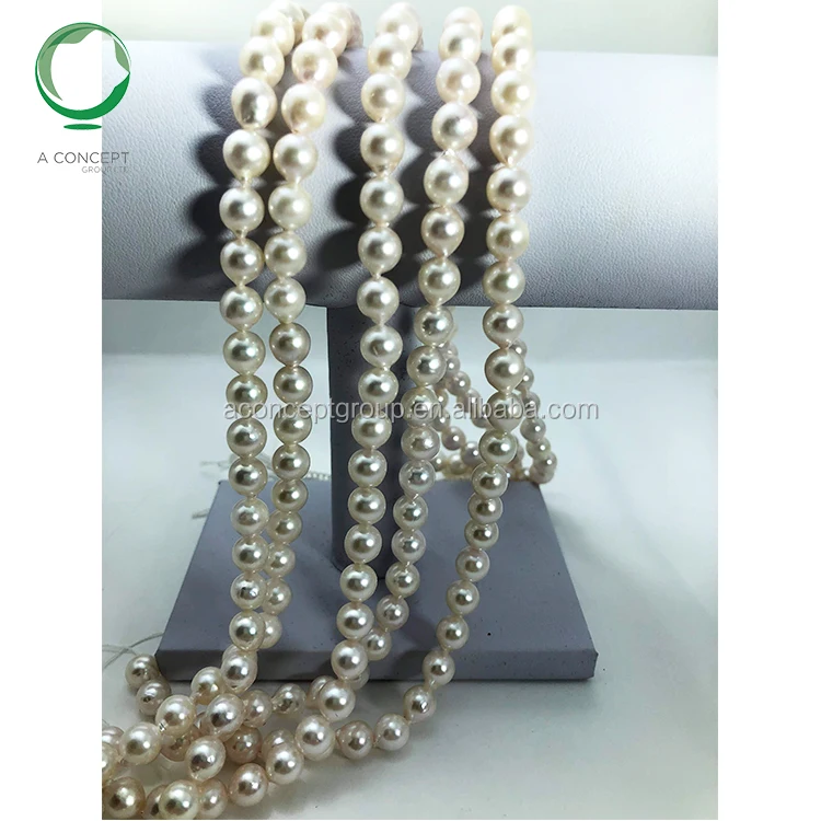 7.5-8MM Good Luster Nice Colour White Akoya Drop Shape Pearl