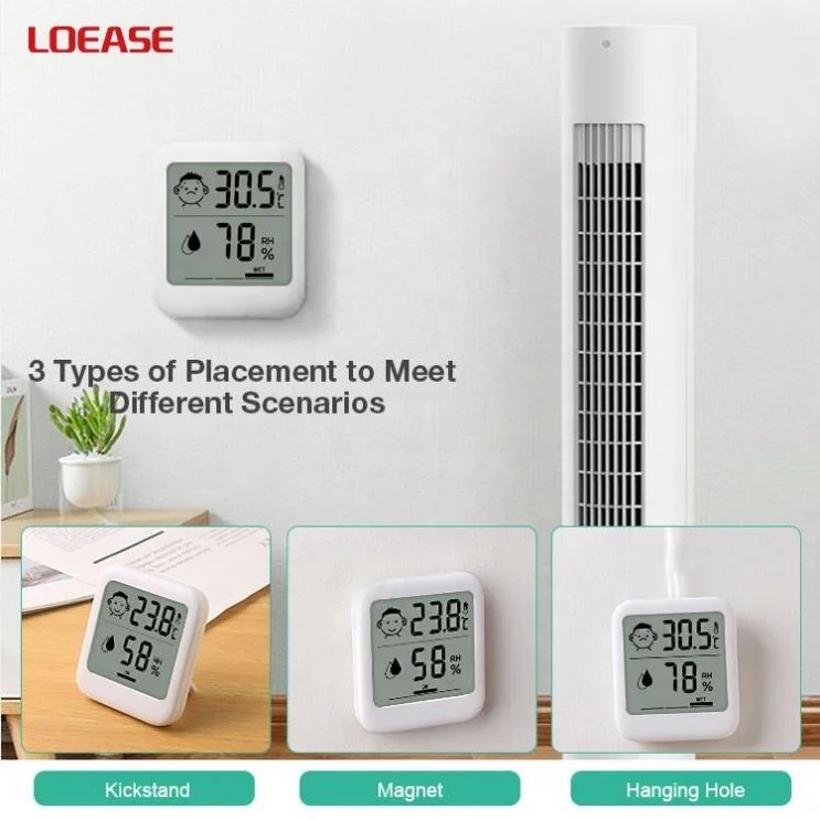 Mini Wireless Digital Barometer Meter Humidity Gauge Thermometer And Hygrometer Indoor Temperature
