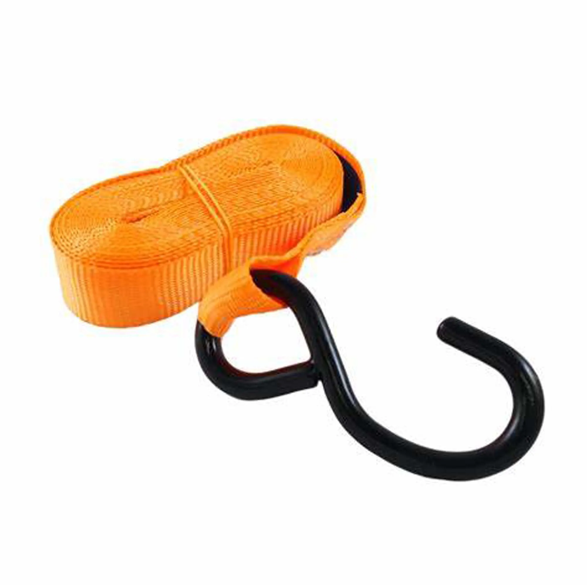 Manufacturers Direct-sling 1in*15ft*3300lbs Ratchet Strap with S-Hook for Cargo Control