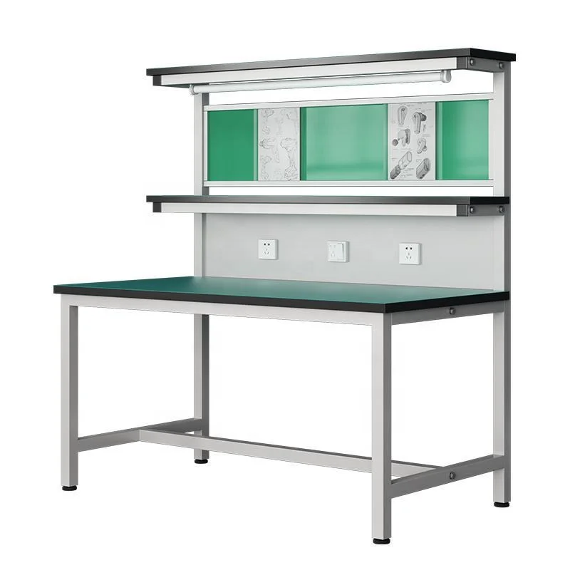 Esd Assembly Line Aluminum Working Table Workshop Tool Anti Static Computer Repair Portable Workbench